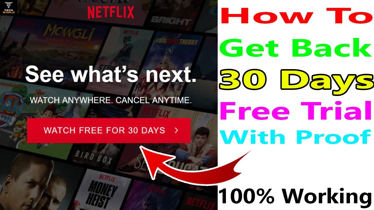 netflix 30 day free trial